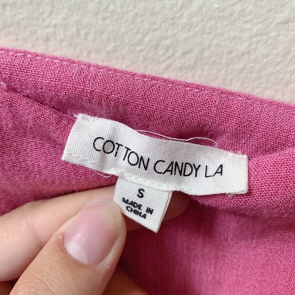 Hot Pink Wrap Dress - Picture 2 of 3